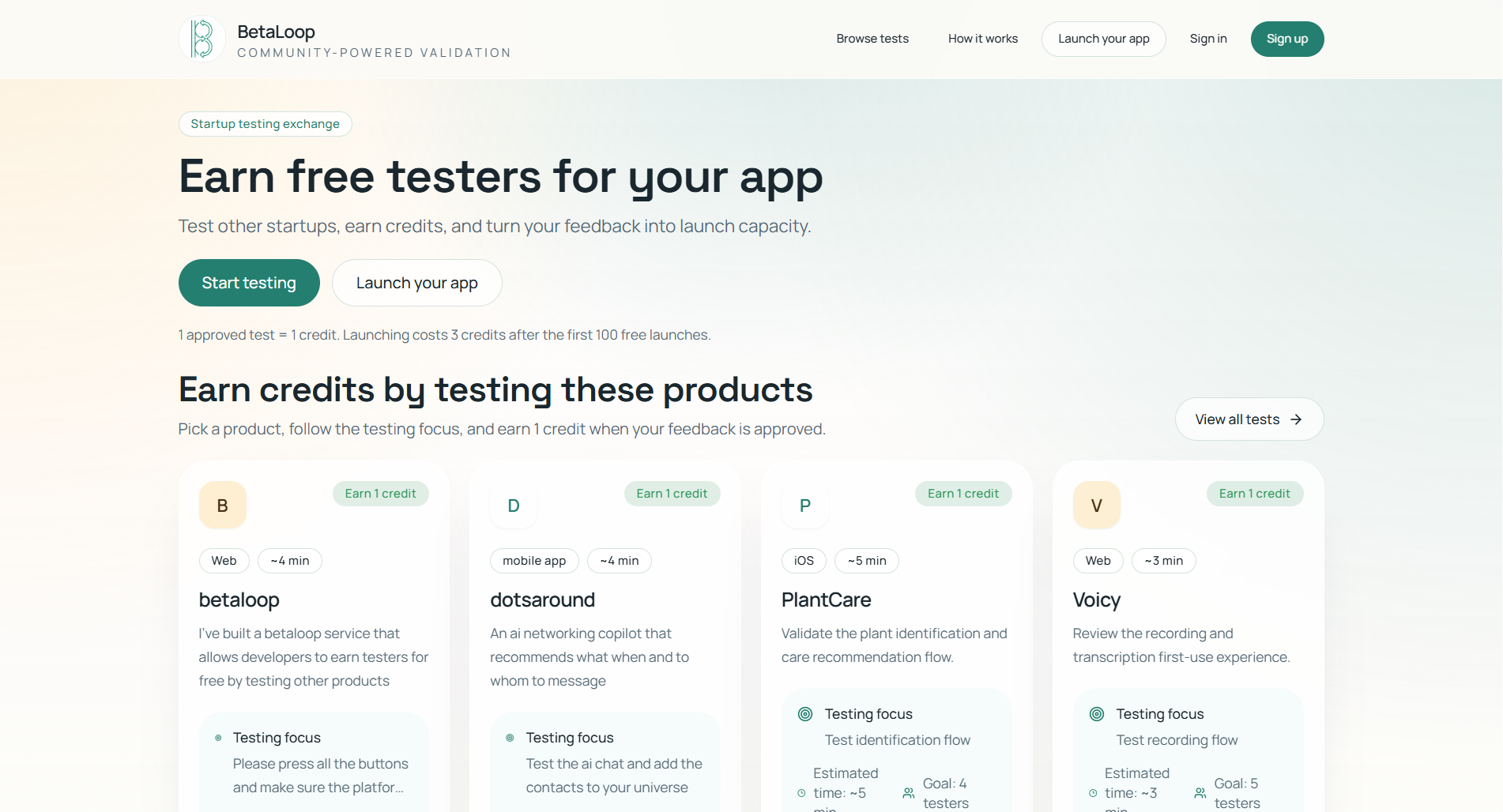 BetaLoop screenshot